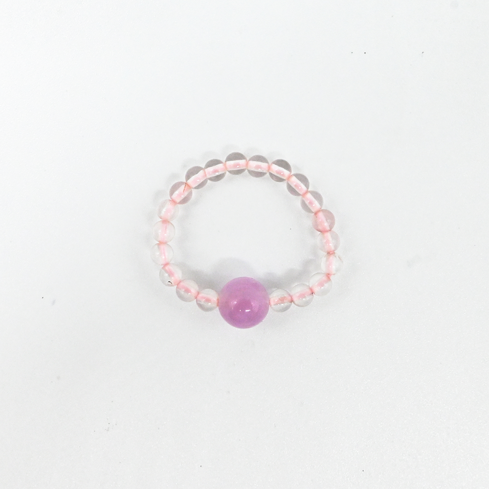 Bague en cristal naturel