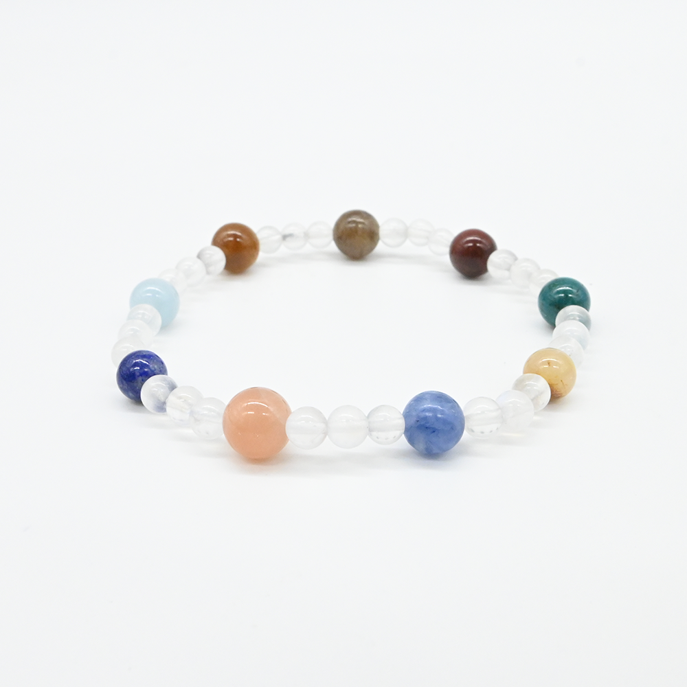 Bracelet énergétique en pierres précieuses naturelles