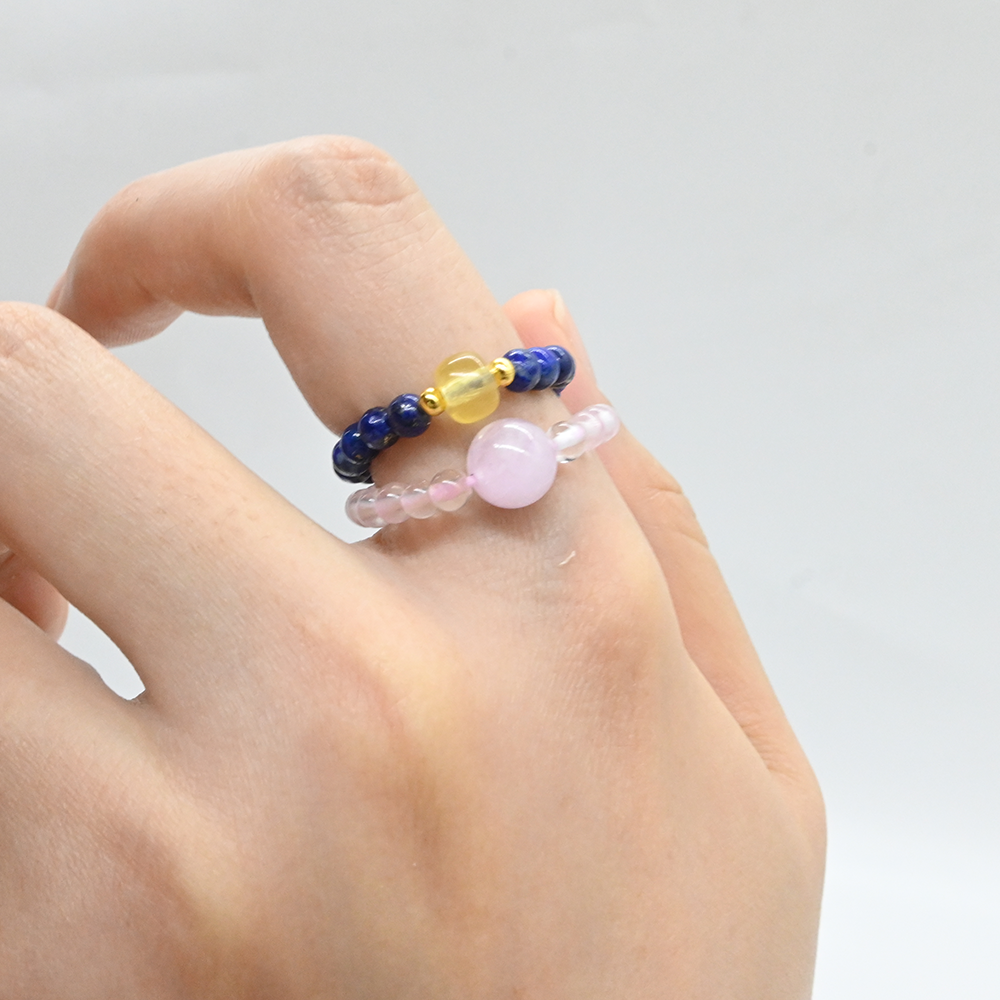 Bague en cristal naturel