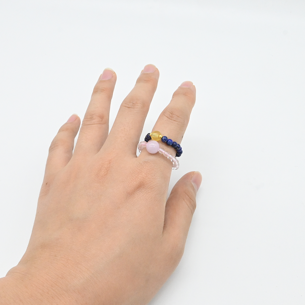 Bague en cristal naturel