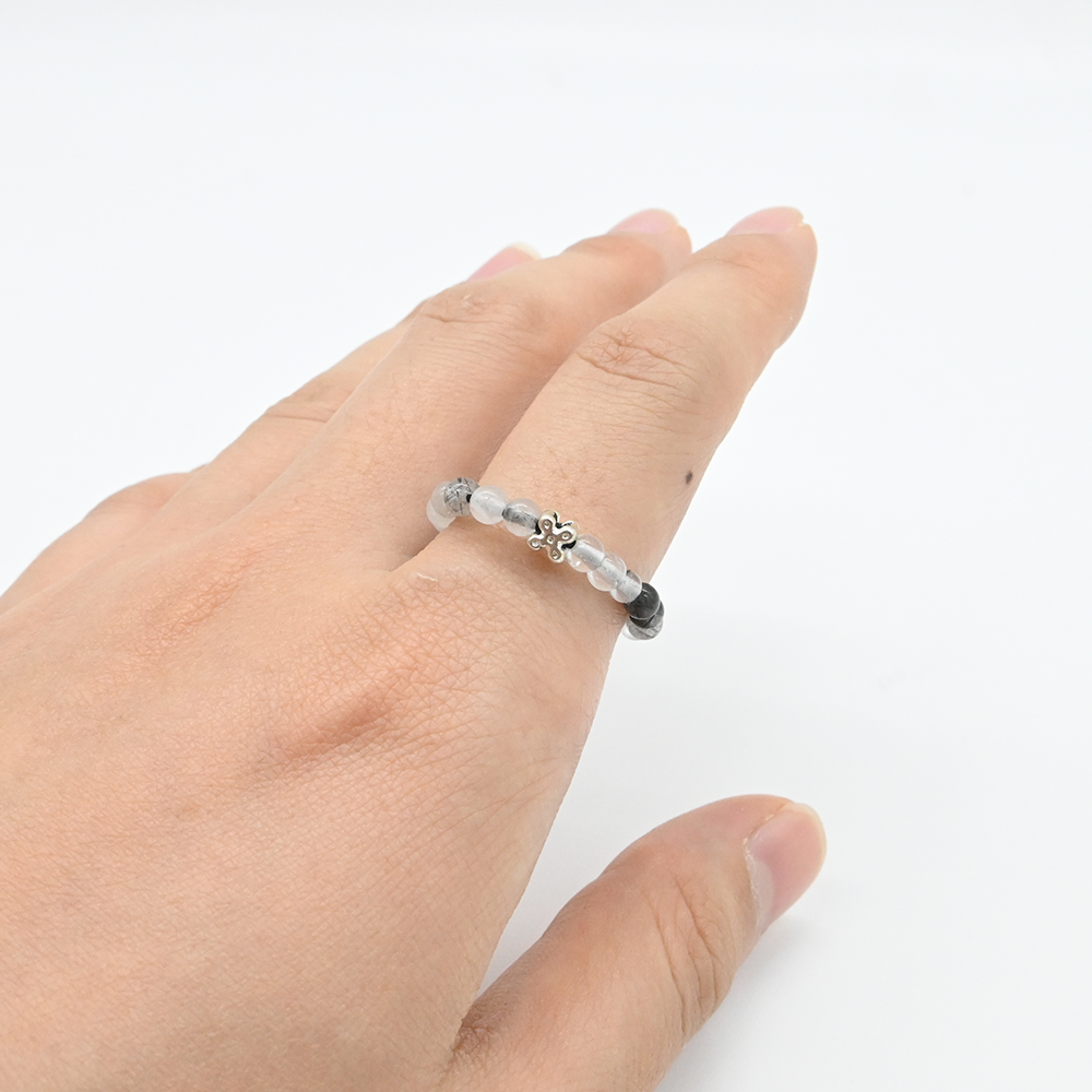 Bague en cristal naturel