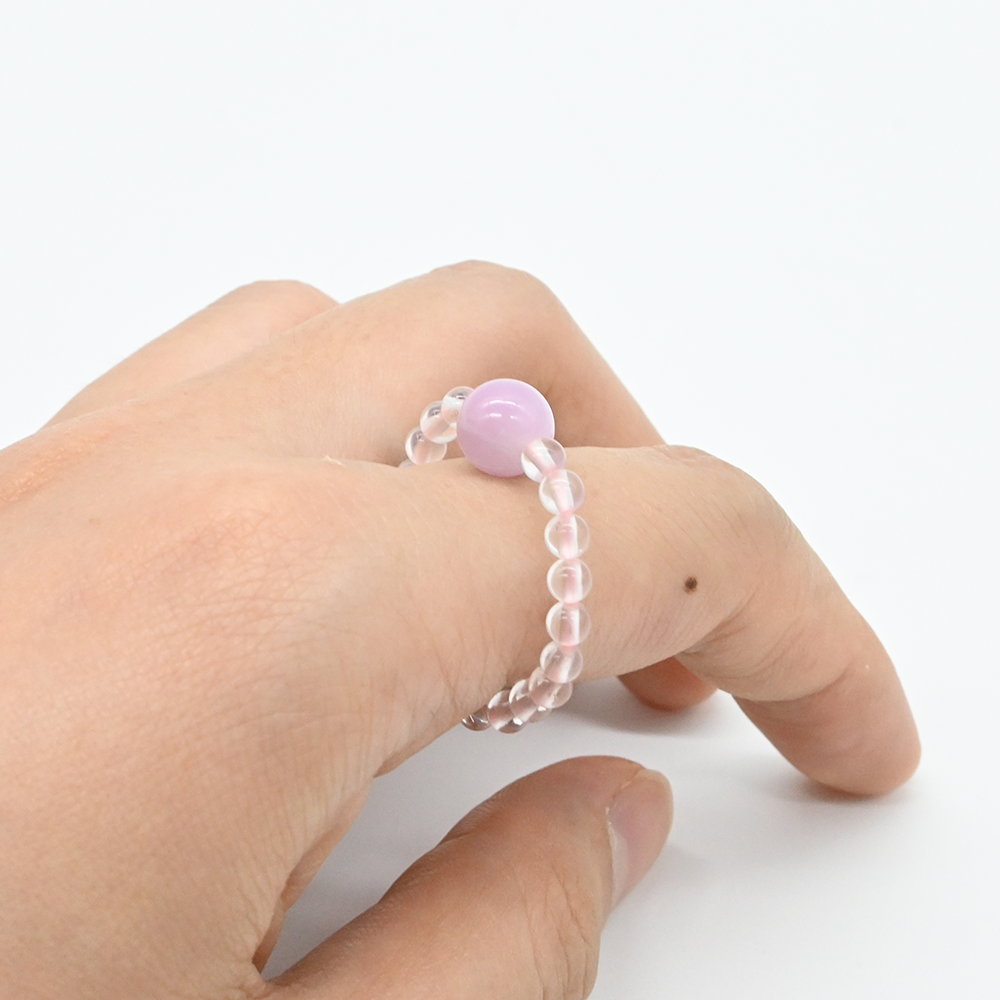 Bague en cristal naturel