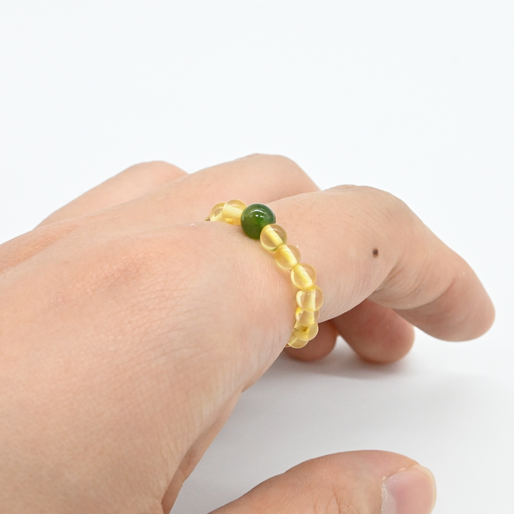 Bague en cristal naturel